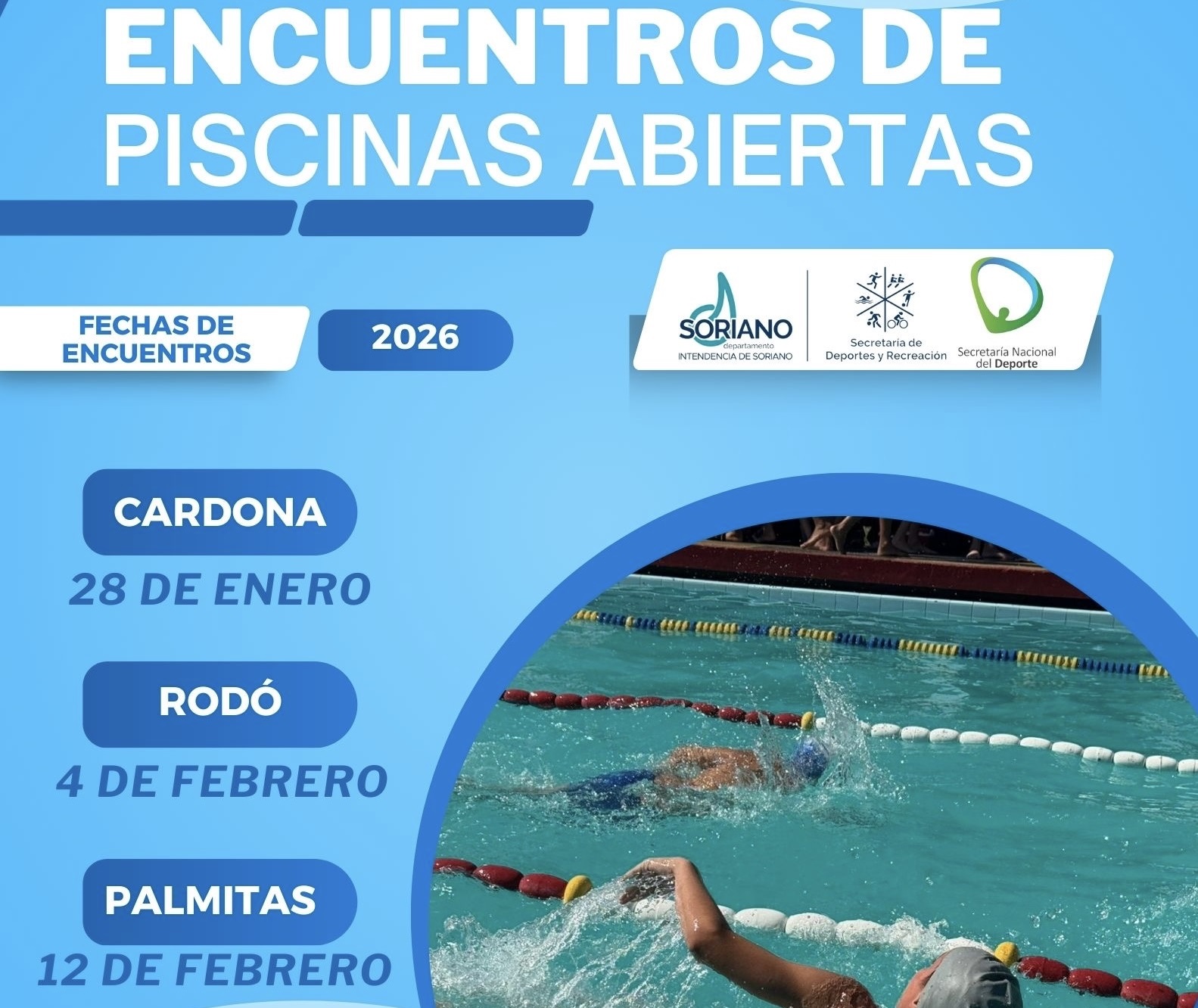 Encuentro departamental de piscinas abiertas