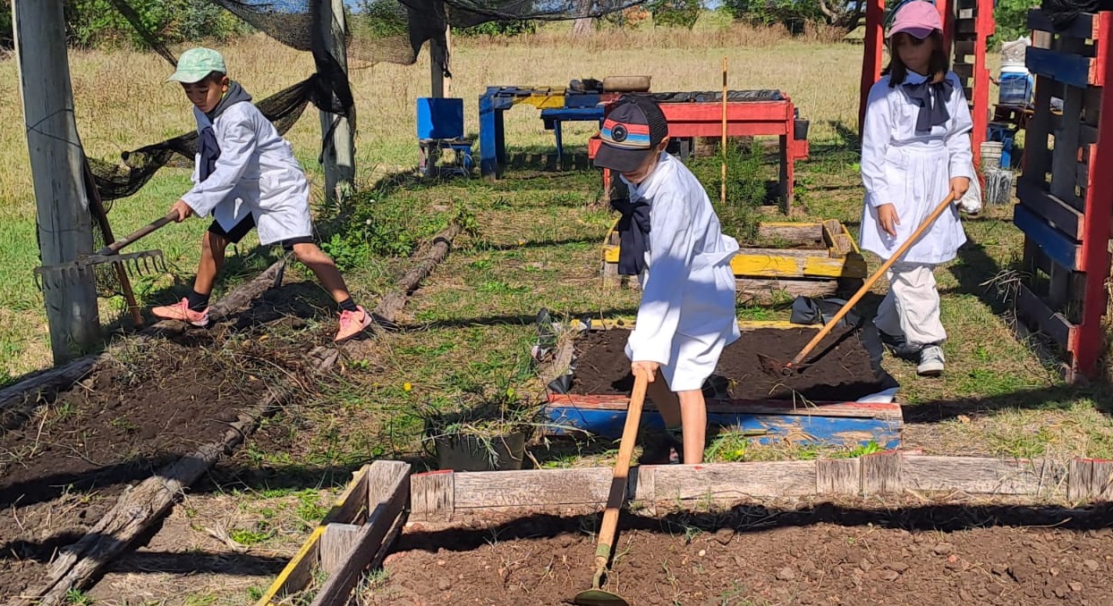 Huertas y jardines en centros educativos