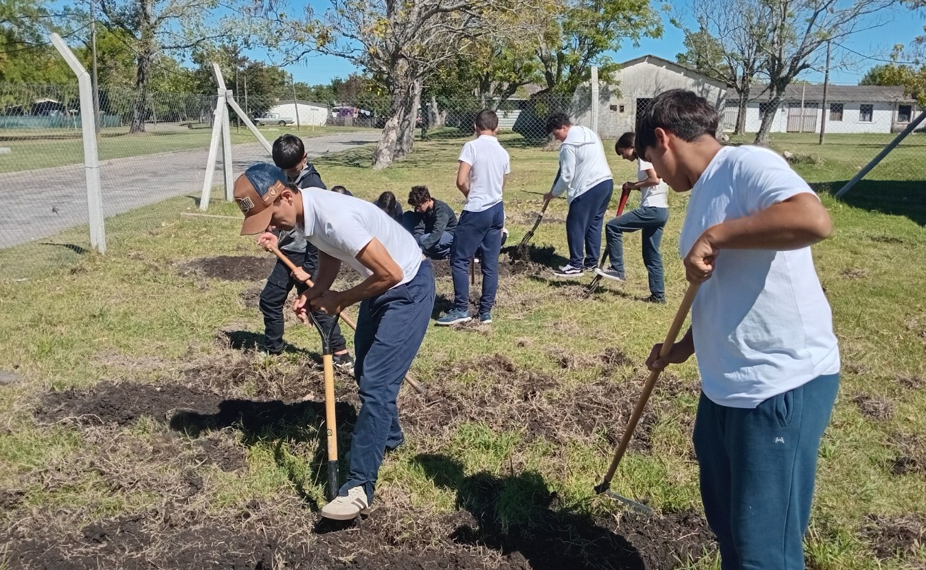 Actividades en la  escuela 13 de Palo Solo