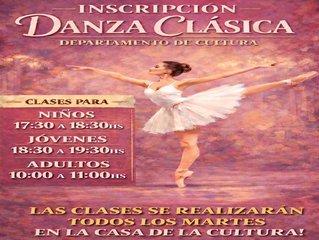 Cursos y talleres de danza