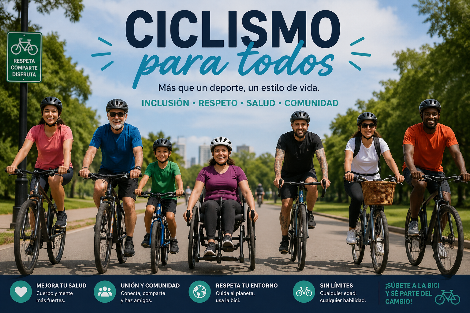 “Ciclismo para Todos”.