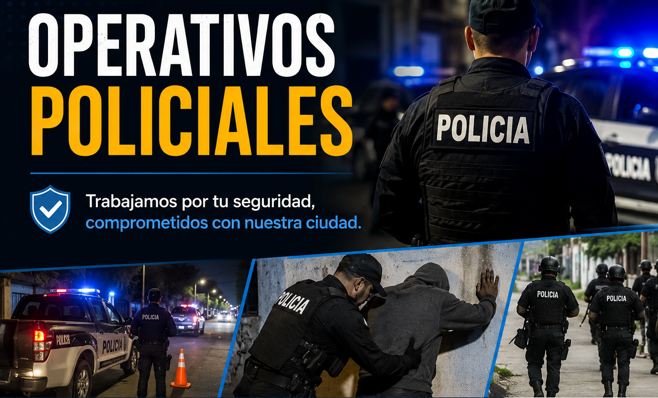 Operativos de prevención y disuasión del delito