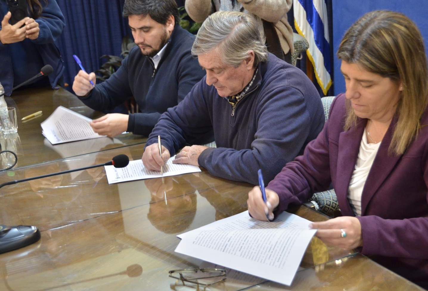 Firma de un convenio