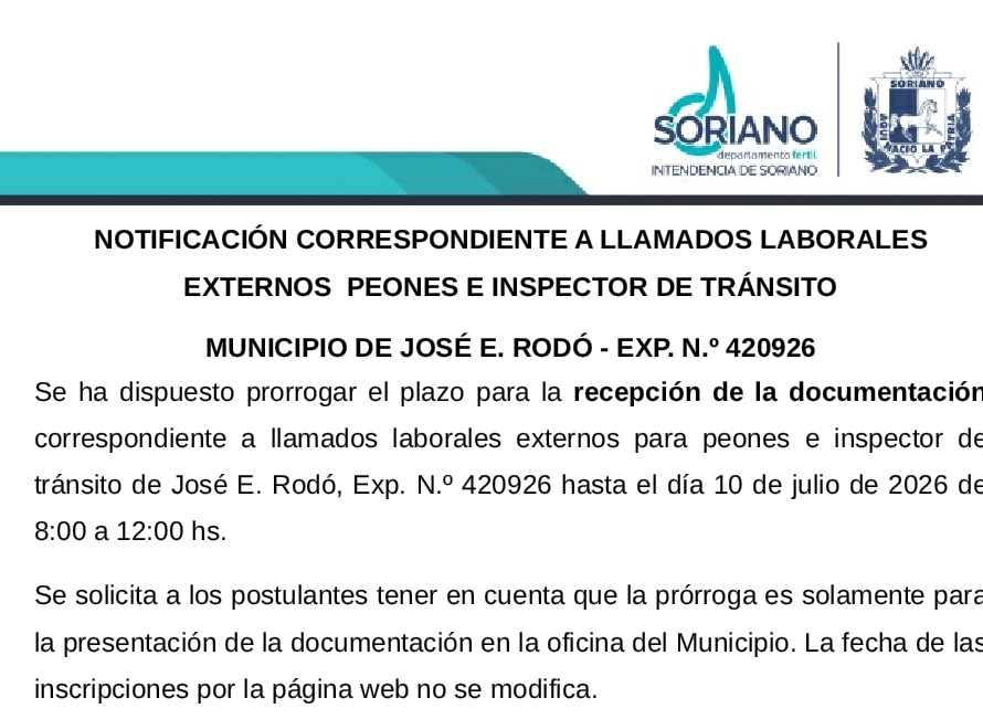 Llamados laborales externos