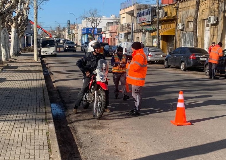 Controles en el tránsito en todo el departamento