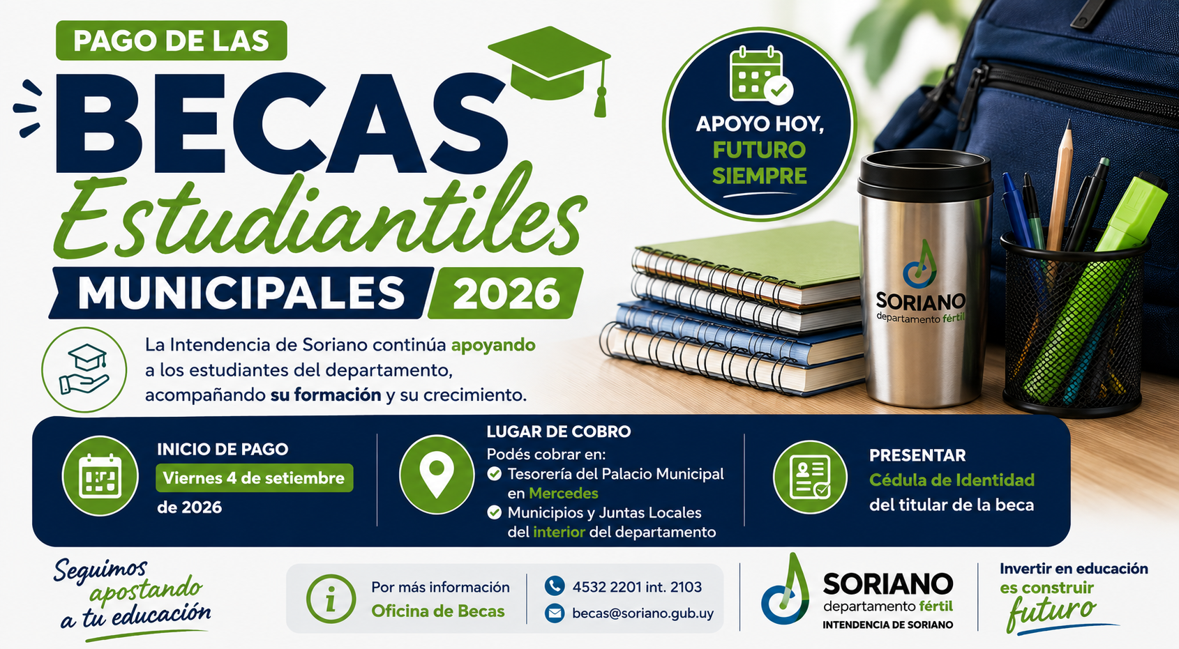 Becas Estudiantiles Municipales 2026