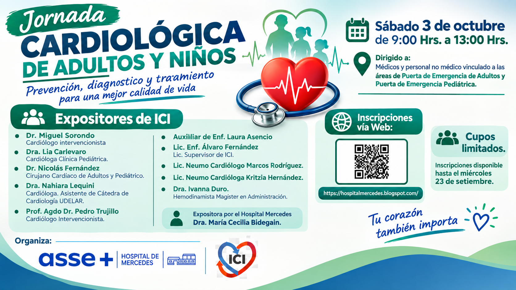 Jornada cardiologica de adultos y niños